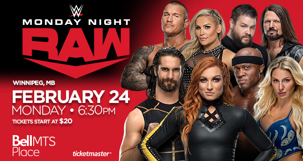 Wwe Monday Night Raw Bell Mts Place Bell Mts Place